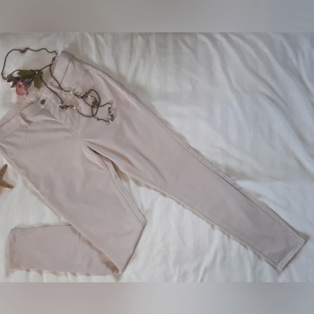 HEATTECH Cream Skinny Pants